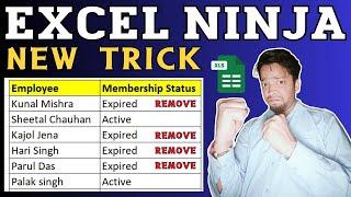 Excel Ninja Trick: Instantly Delete Expired Membership Rows!