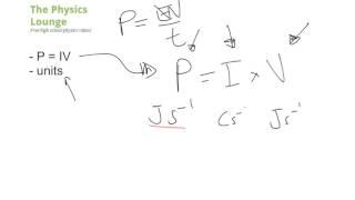 Electrical Power Formula