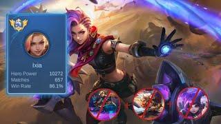 86% Win Rate + 17 Kill - Top Global 4 Ixia by Delzx || X Gameplay