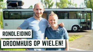 Wij VERBOUWDEN een BUS om tot HOTEL op Wielen!