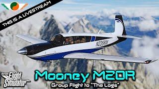 Mooney M20R | Group Flight to "The Logs" | ️