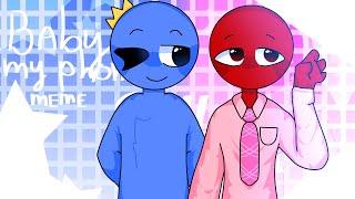 ·Baby my phone·meme animation· Rainbow friends·Red and Blue