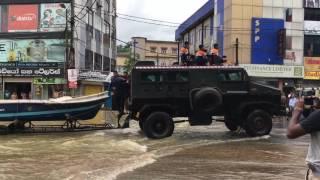 Toyota Land Cruiser Water Crossing - Flood in Sri Lanka