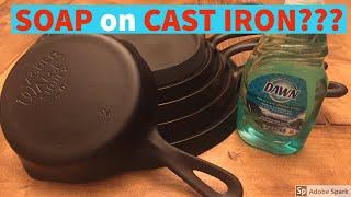 Can you USE SOAP on CAST IRON??? | CAST IRON CARE 2020