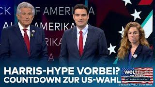 US-WAHL 2024: Harris-Hype am Ende? Darum klettert Donald Trump wieder an die Spitzen der Umfragen