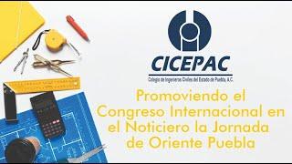 Promoviendo el Congreso Internacional en el Noticiero la Jornada de Oriente Puebla