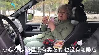 我和老李在院子里连干了三天活，今天我俩轻松一下，进山春游