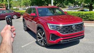 2024 Volkswagen Atlas Cross Sport SEL Premium R Line: Start Up, Test Drive, Walkaround and Review