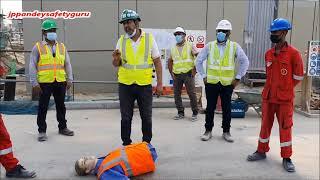 Medical Emergency Mock-drill on (Cardiac Arrest & Heart Attack) in Hindi #jppandeysafetyguru