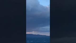 Rough weather at sea