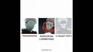 when sukuna and itadori arguing #anime #jujutsukaisen #foryou #fyp #sukuna #itadori #gojo #shorts