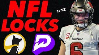 PRIZEPICKS NFL PLAYOFFS SUNDAY 1/12/25 - 5 FREE PICKS!!!  (7-1 RUN!!!) - BEST PLAYER PROPS - TODAY