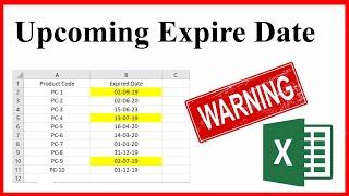 How To Identify Or Highlight Upcoming Expiration Dates In Excel