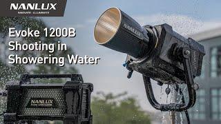 Evoke 1200B over 24 hours time-lapse shooting in showering water