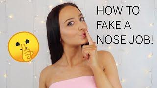 HOW TO MAKE YOUR NOSE APPEAR SMALLER! | HOW TO CONTOUR YOUR NOSE/FAKE A NOSE JOB!