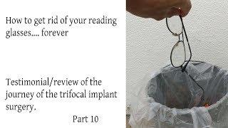 Trifocal IOL lens inplant testimonial from month 12 until month 24 (part 10)