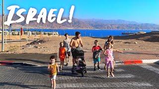 Arriving in Israel! (Big Family Travel)