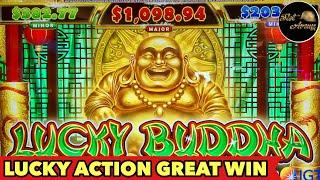 ⭐️LUCKY BUDDHA AMAZING WIN⭐️MAX BET LUCKY ACTION BONUS SLOT MACHINE