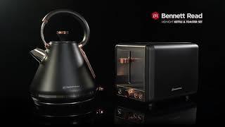 BENNETT READ MIDNIGHT KETTLE & TOASTER SET