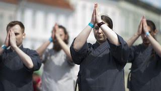 Shaolin Temple Lithuania in World Taijiquan & Qigong Day 2016. Vilnius