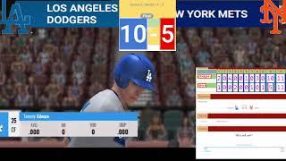 MLB LIVE Los Angeles Dodgers vs New York Mets | PES 21 Video Simulation And Live Score Update