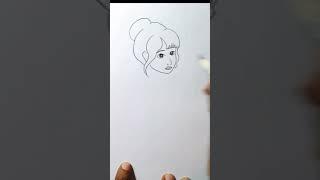 Very Easy Girl Drawing / Girl drawing Easy / How to draw /Arun Easy Art