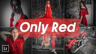 Red Preset | Lightroom Mobile Presets | Dark Red Preset | Red Effect | Creative Studio | AVAWA