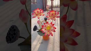 Best Aesthetic Decor | Diy lotus flower | Home decor ideas | #diy #handmade #shorts #viralshorts