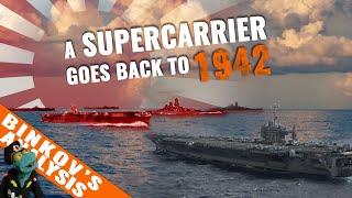 Could an US supercarrier defeat the whole Japanese WWII navy?