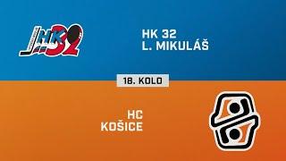 18. kolo: HK 32 Liptovský Mikuláš – HC Košice 4:1 (HIGHLIGHTY)