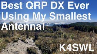 Elecraft KX2/AX2 SOTA: Insane QRP DX Using the Smallest, Most Compromised Antenna I Own!