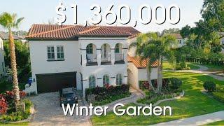 $1.3M+ Luxury Home in Canopy Oaks Tour | Winter Garden, FL