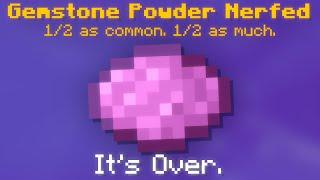  GEMSTONE POWDER RATES RUINED. IT'S OVER. | Hypixel Skyblock Live!