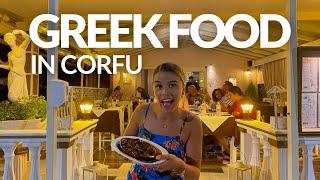 Top 5 Greek Foods - Greek Food Vlog (Corfu) 