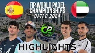 LEBRON & COELLO VS ICARDO & JOFRE - GROUPS - FIP WORLD PADEL CHAMPIONSHIPS 2024 - HIGHLIGHTS