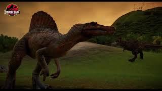 1 Spino VS 2 T-rex Who will win?  Documentary