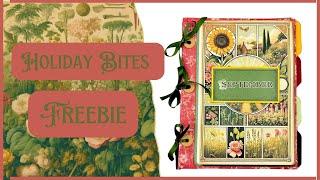 HOLIDAY BITES - FREEBIES - SEPTEMBER PLANNER - #papercraft #junkjournalideas