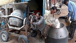 Full process Of Making A Concrete Mixer Machine | Desi Jugad