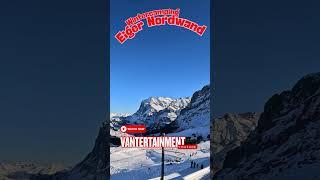 Eiger Nordwand Tagesausflug beim Wintercamping  #wintercamping #eigernordwand #lauterbrunnen #camper