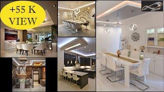 Top 90+ Dining Room False Ceiling Designs | POP False Ceiling | Elegant Ceiling With Lights | I.A.S.