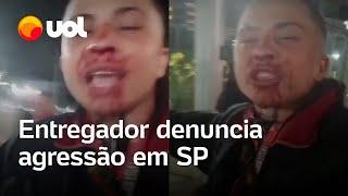 Entregador denuncia ter sido agredido em frente a prédio nos Jardins, em SP; veja vídeo