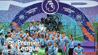 Manchester City lift 2021-22 Premier League title (TROPHY CEREMONY) | NBC Sports