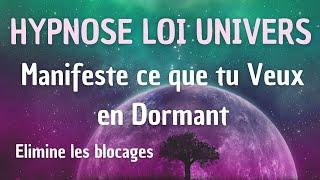 HYPNOSE SOMMEIL: LOIS DE L'UNIVERS ET D'ATTRACTION POUR MANIFESTER AVANT DE DORMIR NETTOYAGE CHAKRAS