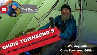 Chris Townsend's Camping Kit for four nights in the Scottish Highlands!