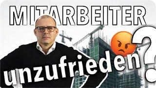 [LÖSUNG] Unzufriedene Mitarbeiter auf der Baustelle? I Video-Podcast mit dem BaustellenCoach® #1