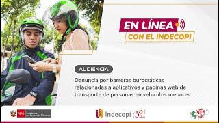 Barreras burocráticas  a aplicativos y páginas web de transporte en vehículos menores