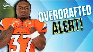 These 4 Fantasy Stars Are MASSIVELY Overdrafted! RJ Harvey, Mike Evans, & More! (FFT Express)