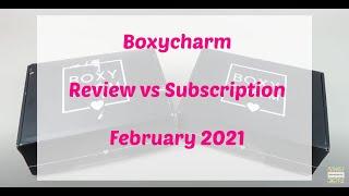 Boxycharm Review vs Subscription Box - February 2021 + Coupon