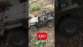 Super Scale RC Willys Jeep Cj6 als RC Scale Trial Truck im Off Road Trail Parcour in Gevenich 2022