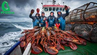 How American Fishermen Catch Millions of Lobsters in Deep Sea Traps and Earn Millions